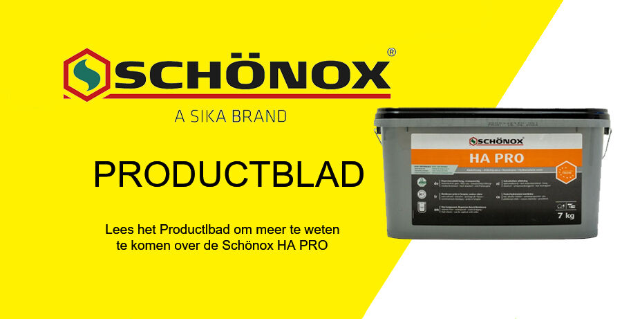 Schonox HA Pro Productblad