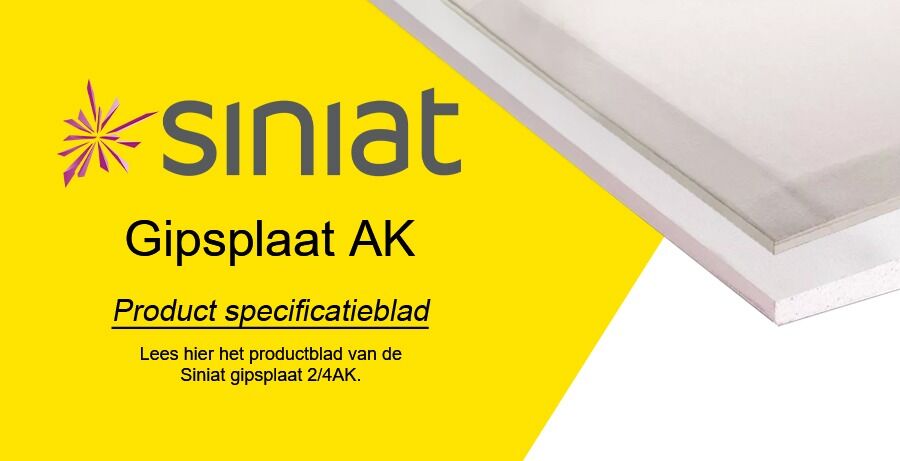 Siniat Gipsplaten 4 AK PB 