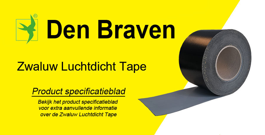 Zwaluw Luchtdicht Tape Product Specificatieblad